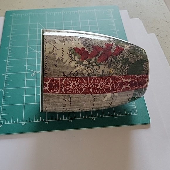 Great White Owl, Ceramic mug, bird lover, animal mug. Floral Theme. - Picture 11 of 11